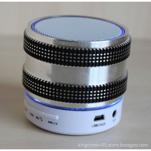 Portable speaker with Bluetooth, fashionable design with light